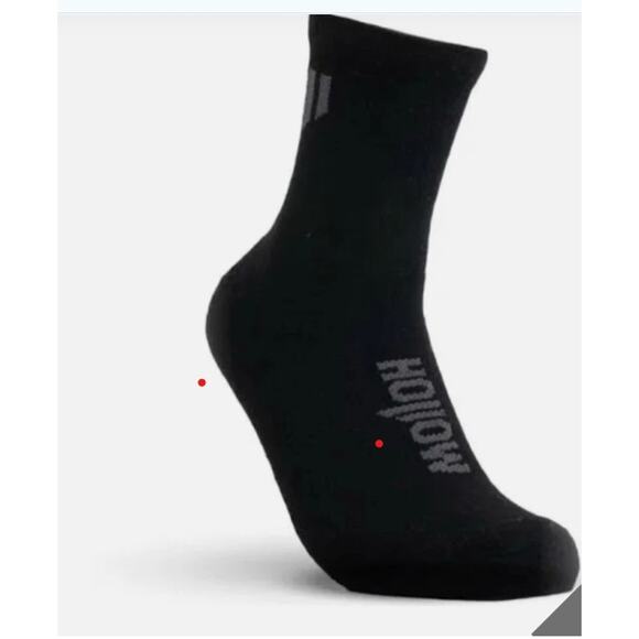 Hollow Alpaca Ankle Socks Set of 3 Comfy Black Unisex Size Large - Picture 2 of 6